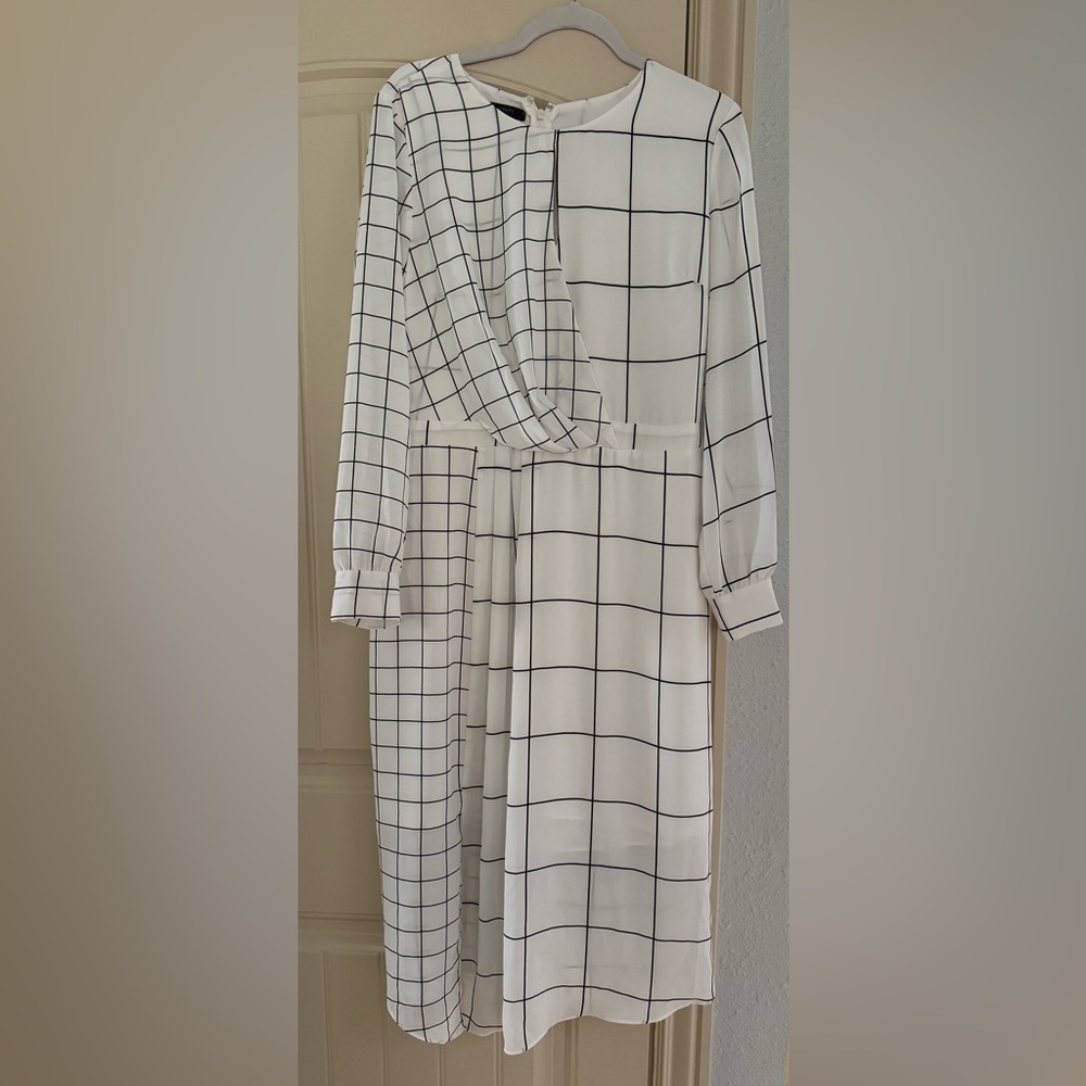 Alfani Black and White Dress